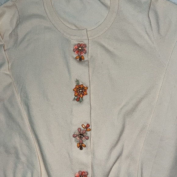 Karen Millen flower embellished cardigan - Picture 2 of 3